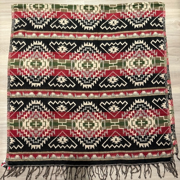 Sacred Threads Other - NWT.  Sacred Threads Red and Brown Lap Blanket. Geometric.  CL/GR09.  244